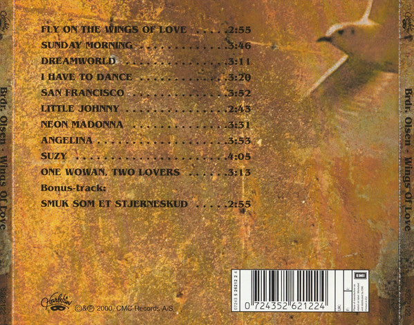 Brdr. Olsen : Wings Of Love (CD, Album)