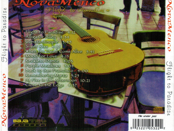 Nova Menco : Flight To Paradise (CD, Album)