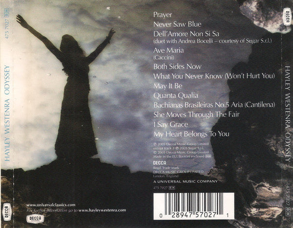 Hayley Westenra : Odyssey (CD, Album)