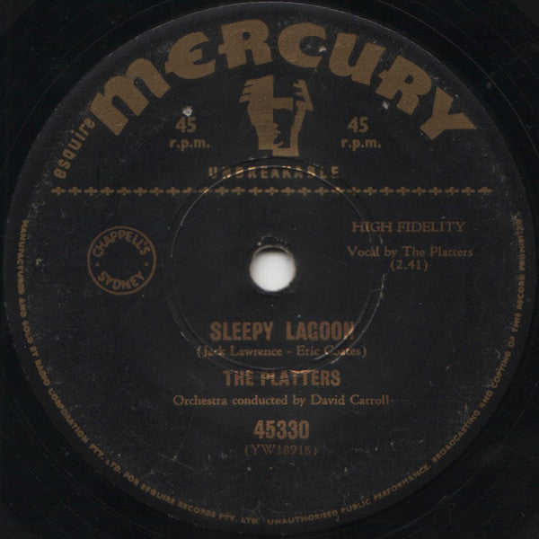 The Platters : Harbor Lights / Sleepy Lagoon (7", Single)