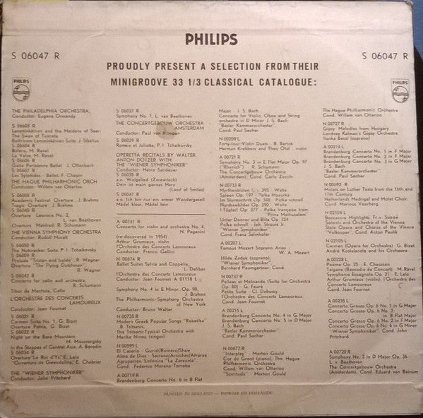 Walter Anton Dotzer*, Ilona Steingruber, The "Wiener Symphoniker"* : Operetta Jewels (10")