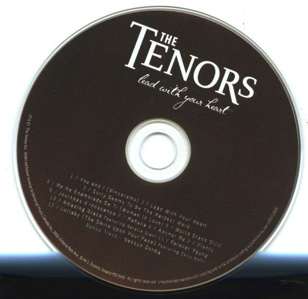 The Tenors (3) : Lead With Your Heart (CD, Album)