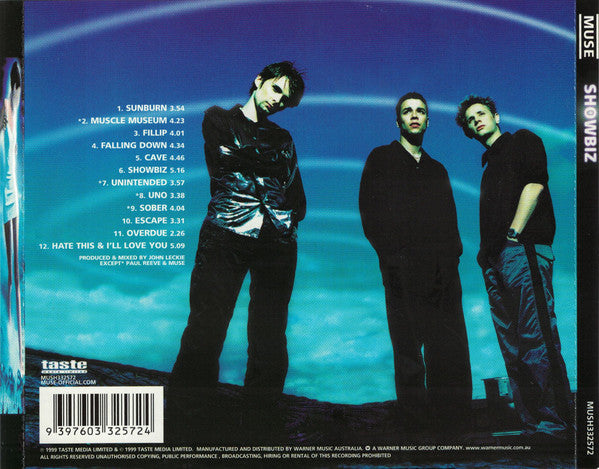 Muse : Showbiz (CD, Album, RE, RP, SM)