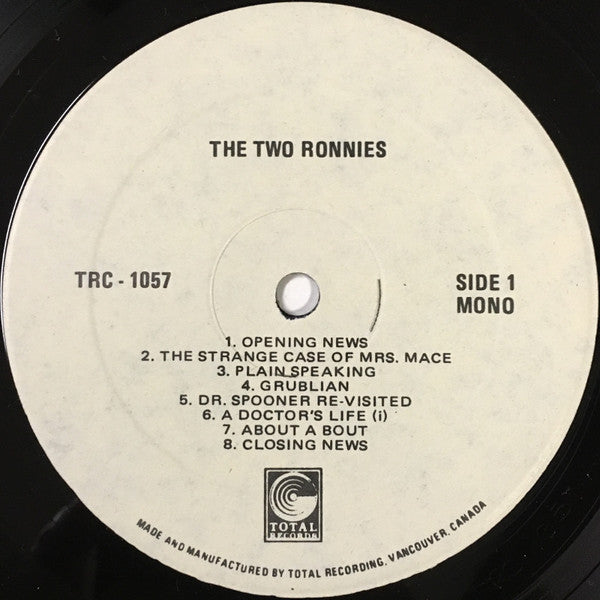 The Two Ronnies : The Two Ronnies (LP, Mono)