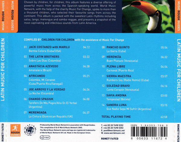 Various : The Rough Guide To Latin Music For Children (CD, Comp, RP)