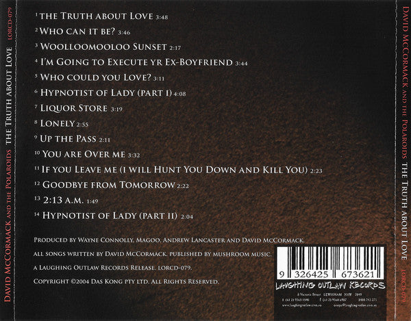 David McCormack And The Polaroids : The Truth About Love (CD, Album)