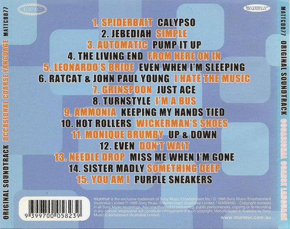 Various : Occasional Coarse Language (Original Soundtrack) (CD, Comp)