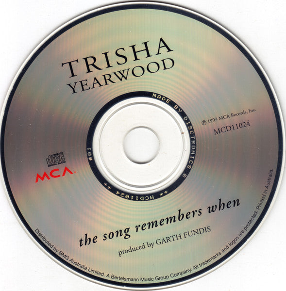 Trisha Yearwood : The Song Remembers When (CD, Album)