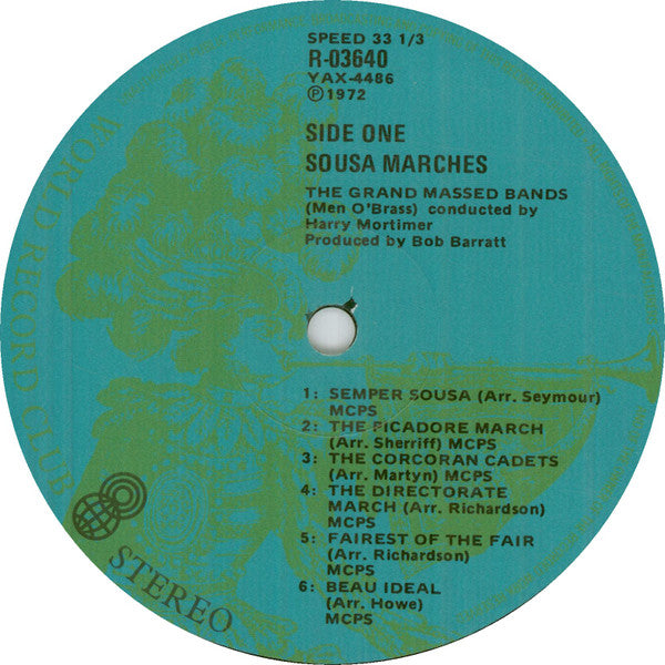 Sousa*  /  Men O'Brass* , Conducted By Harry Mortimer : Sousa Marches (LP, Album, Club)
