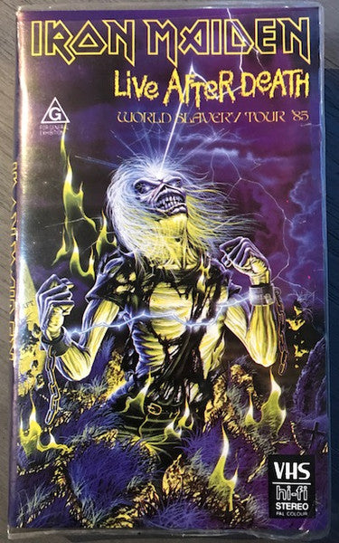Iron Maiden : Live After Death (World Slavery Tour '85) (VHS, PAL)