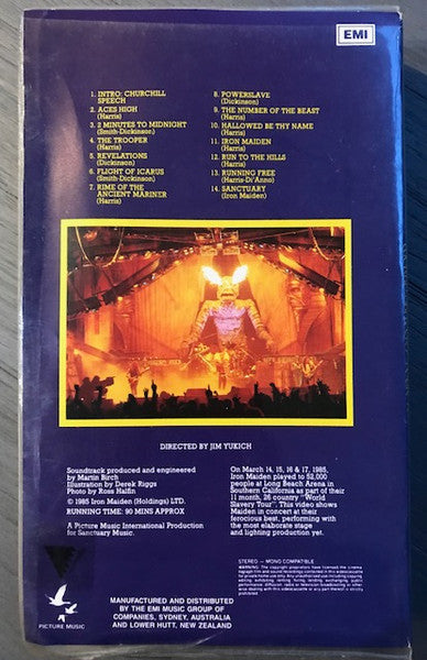 Iron Maiden : Live After Death (World Slavery Tour '85) (VHS, PAL)
