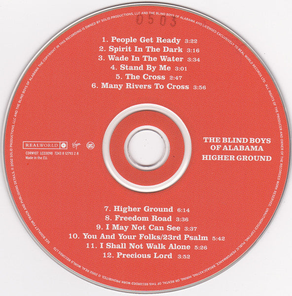 The Blind Boys Of Alabama : Higher Ground (CD, Album)