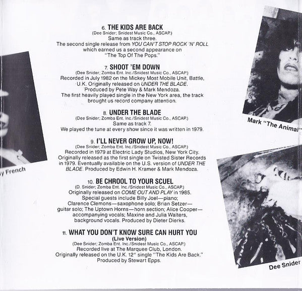 Twisted Sister : Big Hits And Nasty Cuts - The Best Of Twisted Sister (CD, Comp, RE, RM)