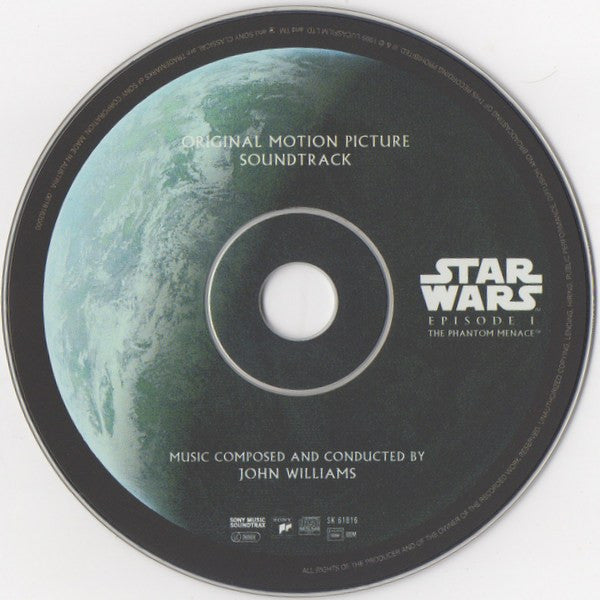 John Williams (4) : Star Wars - Episode I: The Phantom Menace (Original Motion Picture Soundtrack) (CD, Album)