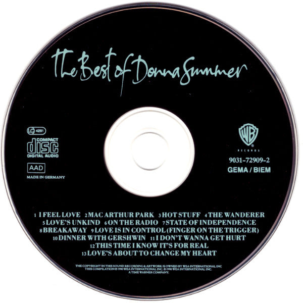 Donna Summer : The Best Of Donna Summer (CD, Comp, RE)