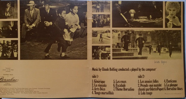 Claude Bolling : Borsalino (Original Soundtrack) (LP, Album, Gat)