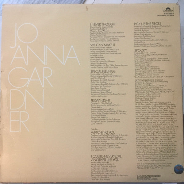Joanna Gardner : Joanna Gardner (LP)