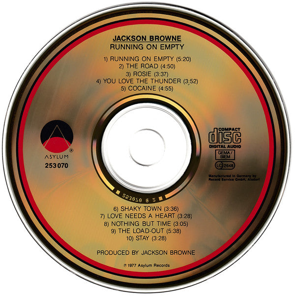 Jackson Browne : Running On Empty (CD, Album, RE, Gol)