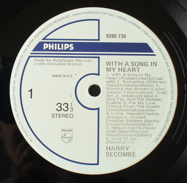 Harry Secombe : With A Song In My Heart (LP, Comp)