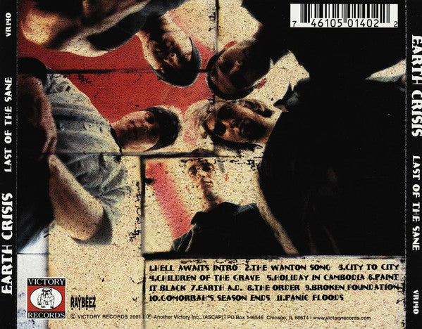 Earth Crisis : Last Of The Sane (CD, Album)