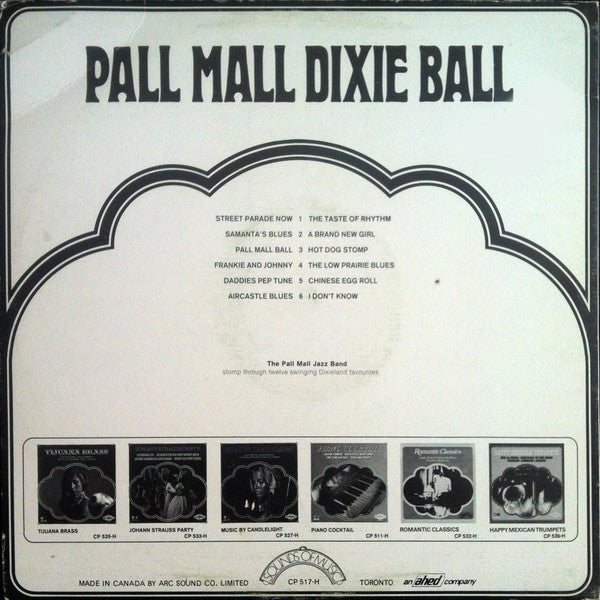 Pall Mall Jazz Band : Pall Mall Dixie Ball (LP, Album)