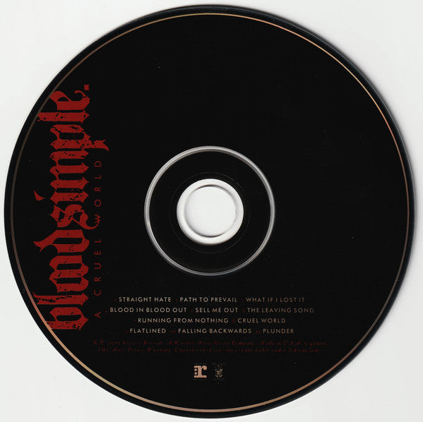 Bloodsimple : A Cruel World (CD, Album)