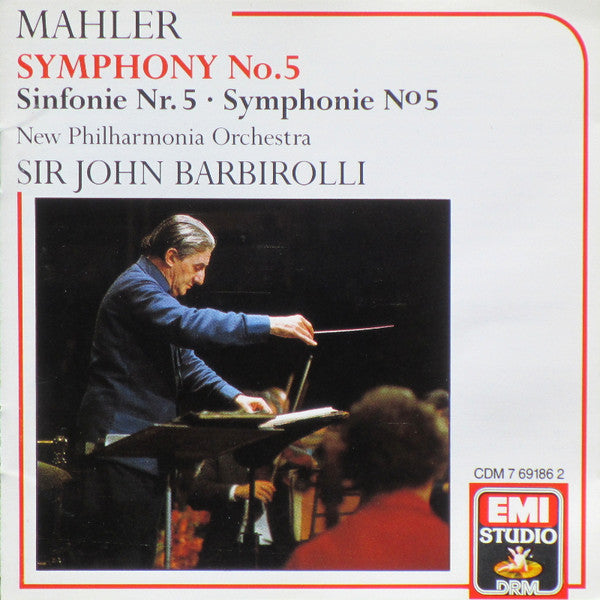 Gustav Mahler, New Philharmonia Orchestra, Sir John Barbirolli : Symphonie N° 5 (CD, RE, RM)