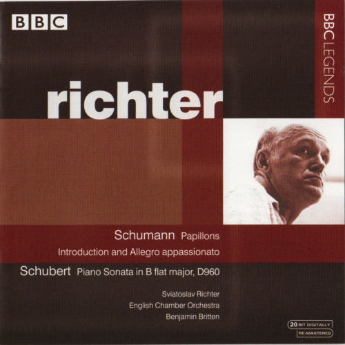 Sviatoslav Richter, English Chamber Orchestra, Benjamin Britten : Schumann, Schubert (CD, Album, Mono, RM)