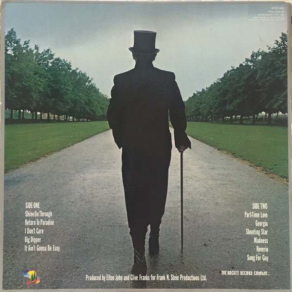 Elton John : A Single Man (LP, Album, Gat)