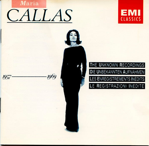 Maria Callas : The Unknown Recordings, 1957-1969 (CD, Comp, Club, RE, RM)