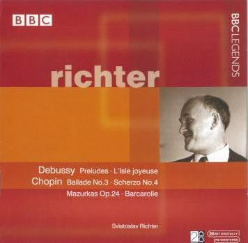 Sviatoslav Richter : Debussy, Chopin, Prokofiev (2xCD, Album, Mono, RM)