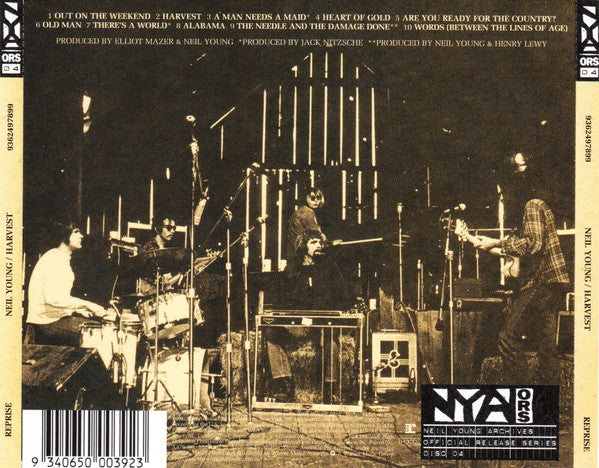 Neil Young : Harvest (HDCD, Album, RE, RM)