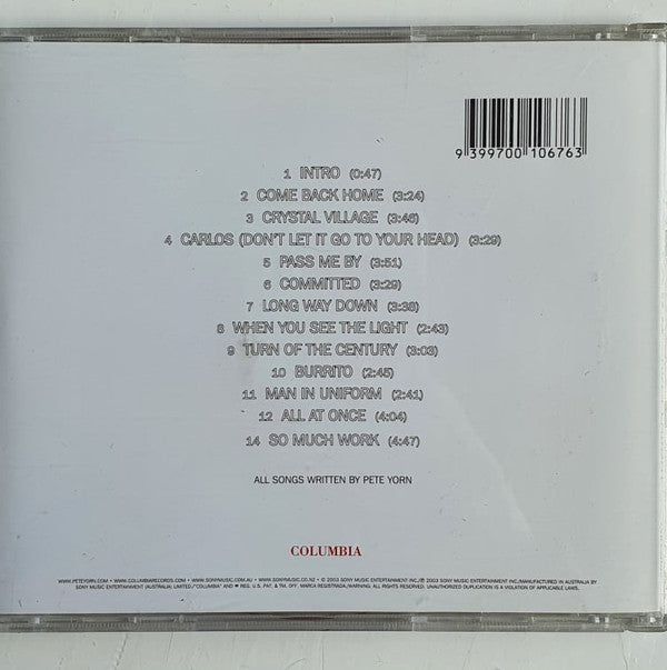 Pete Yorn : Day I Forgot (CD, Album)