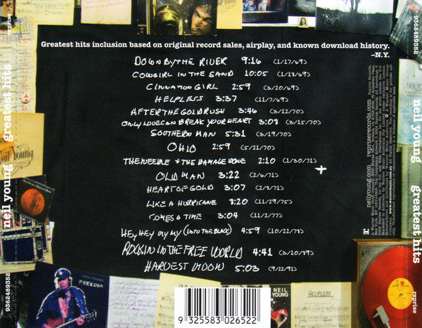 Neil Young : Greatest Hits (HDCD, Comp, RE, SM)
