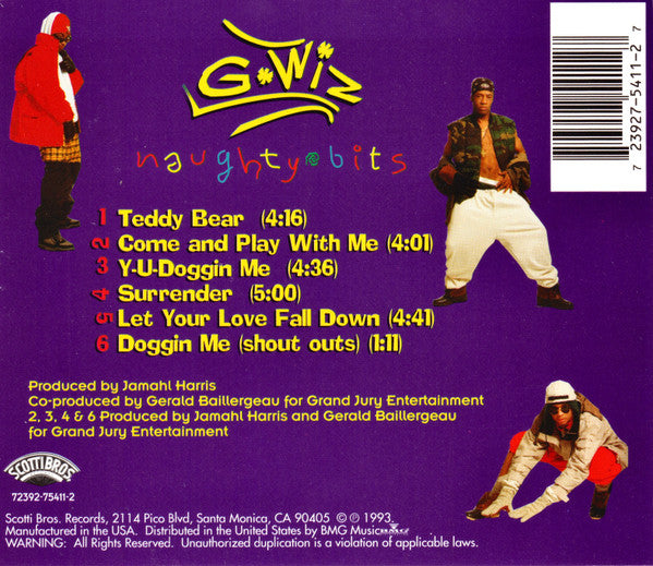 G-Wiz (3) : Naughty Bits (CD)