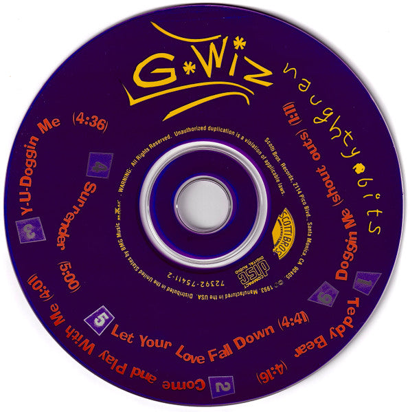 G-Wiz (3) : Naughty Bits (CD)
