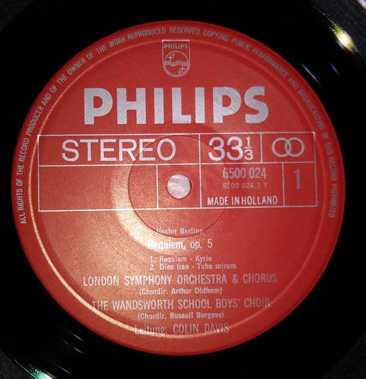 Berlioz* - London Symphony Orchestra & Chorus*, Colin Davis* : Requiem (2xLP + Box)