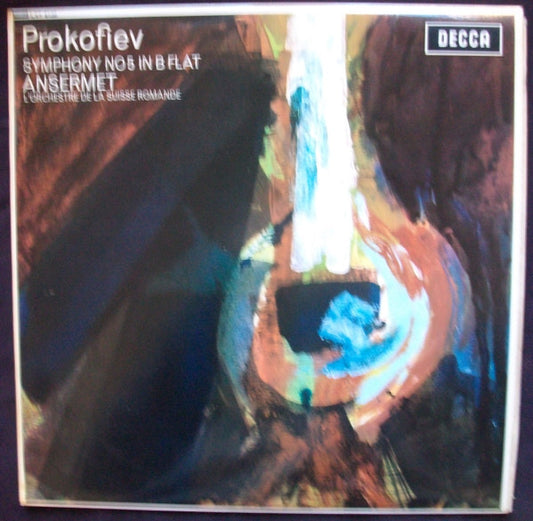 Sergei Prokofiev, Ernest Ansermet, L'Orchestre De La Suisse Romande : Symphony No 5 In B Flat (LP, Mono)