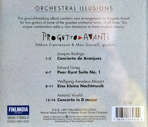 Håkan Frennesson, Max Gossell : Progetto Avanti - Orchestral Illusions (CD)