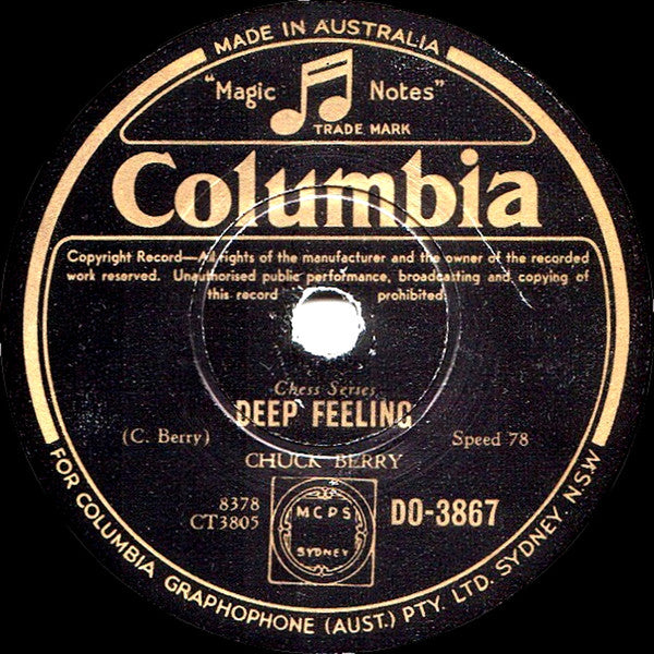 Chuck Berry : School Day / Deep Feeling (Shellac, 10")