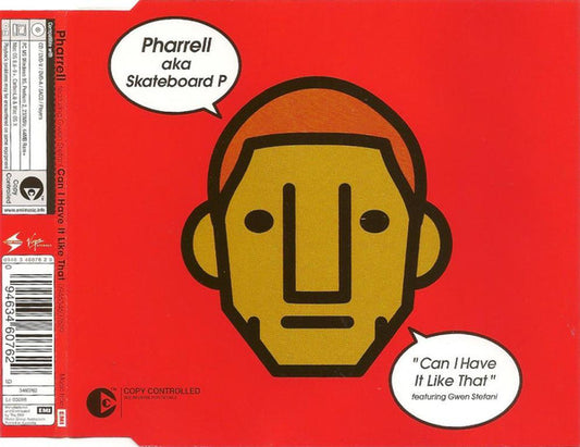 Pharrell Williams Featuring Gwen Stefani : Can I Have It Like That (CD, Single, Copy Prot.)
