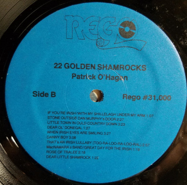 Patrick O'Hagan : 22 Golden Shamrocks (LP, Album)