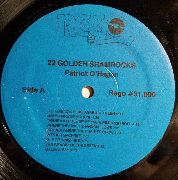 Patrick O'Hagan : 22 Golden Shamrocks (LP, Album)