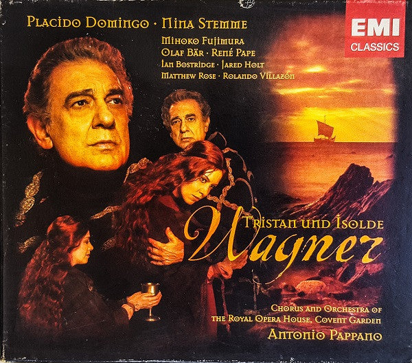 Placido Domingo · Nina Stemme · Mihoko Fujimura · Olaf Bär · René Pape · Ian Bostridge · Jared Holt · Matthew Rose (3) · Rolando Villazón, Chorus Of The Royal Opera House, Covent Garden And Orchestra Of The Royal Opera House, Covent Garden, Antonio Pappano - Wagner* : Tristan Und Isolde (3xCD + DVD + Box)