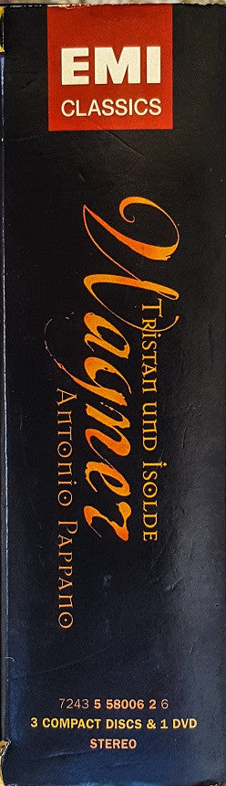 Placido Domingo · Nina Stemme · Mihoko Fujimura · Olaf Bär · René Pape · Ian Bostridge · Jared Holt · Matthew Rose (3) · Rolando Villazón, Chorus Of The Royal Opera House, Covent Garden And Orchestra Of The Royal Opera House, Covent Garden, Antonio Pappano - Wagner* : Tristan Und Isolde (3xCD + DVD + Box)
