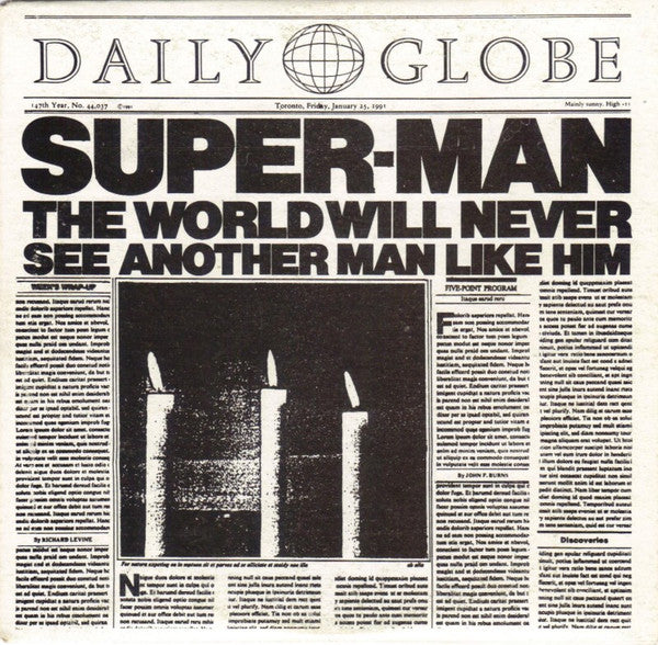 Crash Test Dummies : Superman's Song (CD, Single)