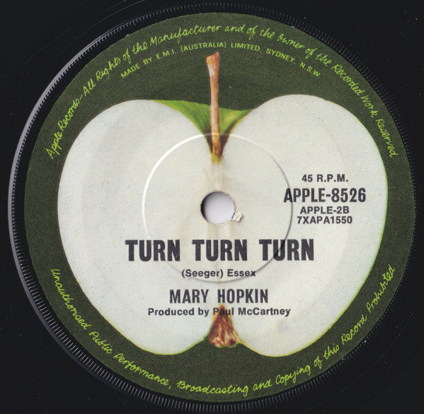Mary Hopkin : Those Were The Days (7", Single)