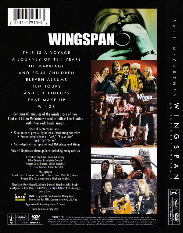 Paul McCartney : Wingspan - An Intimate Portrait (DVD-V, PAL)