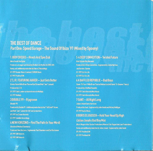 DJ Spoony / Various : The Best Of Dance (CD, Comp, P/Mixed)