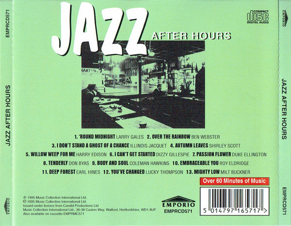 Various : Jazz After Hours (CD, Comp)